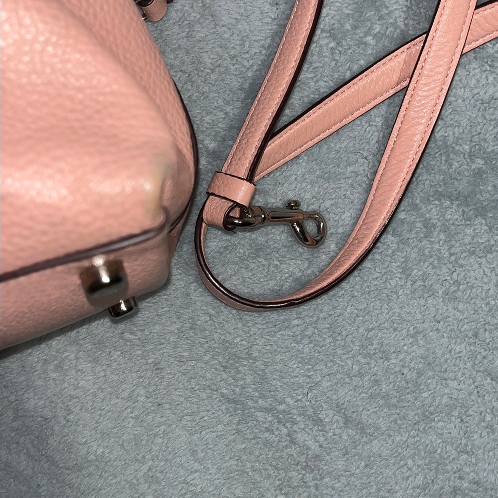 Coach Blush Pink Satchel and Floral Wallet Set - Picture 6 of 12